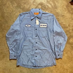 Patched Vintage Work Shirt Button Up